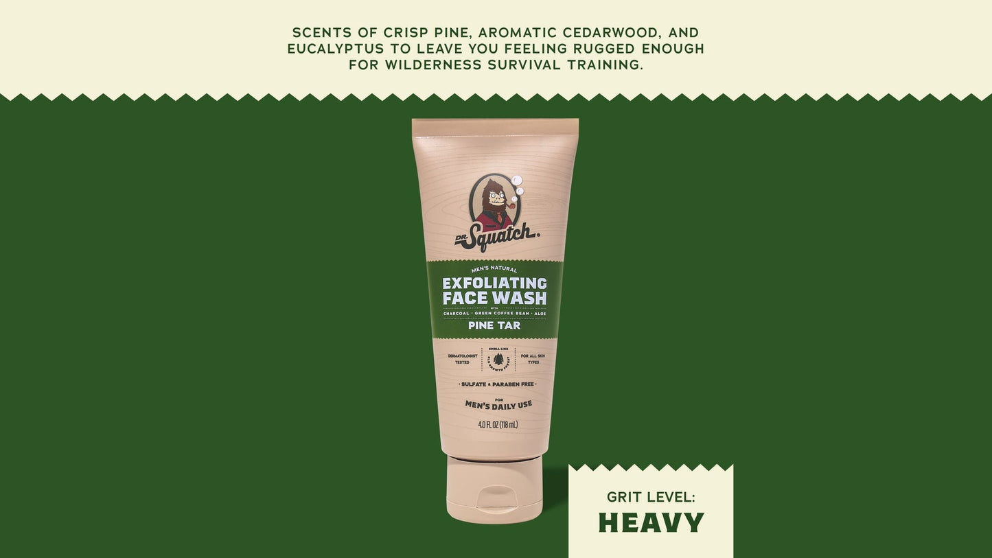 PINE TAR EXFOLIATING FACE WASH - US 6983