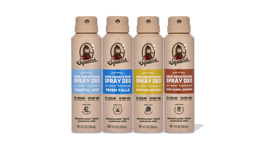 SPRAY DEODORANT 4-PACK - US 6457
