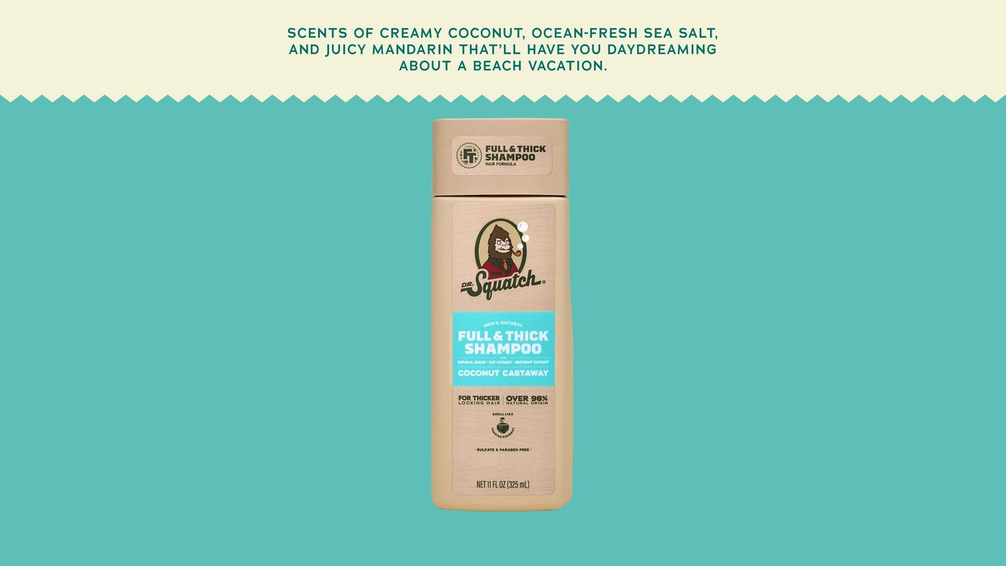 COCONUT CASTAWAY FULL & THICK SHAMPOO - US 7175