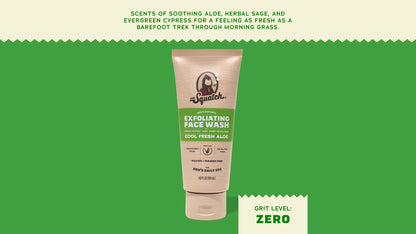 COOL FRESH ALOE EXFOLIATING FACE WASH - US 9027