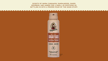 WOOD BARREL BOURBON SPRAY DEODORANT - US 7211
