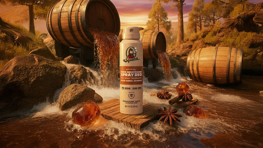 WOOD BARREL BOURBON SPRAY DEODORANT - US 7211