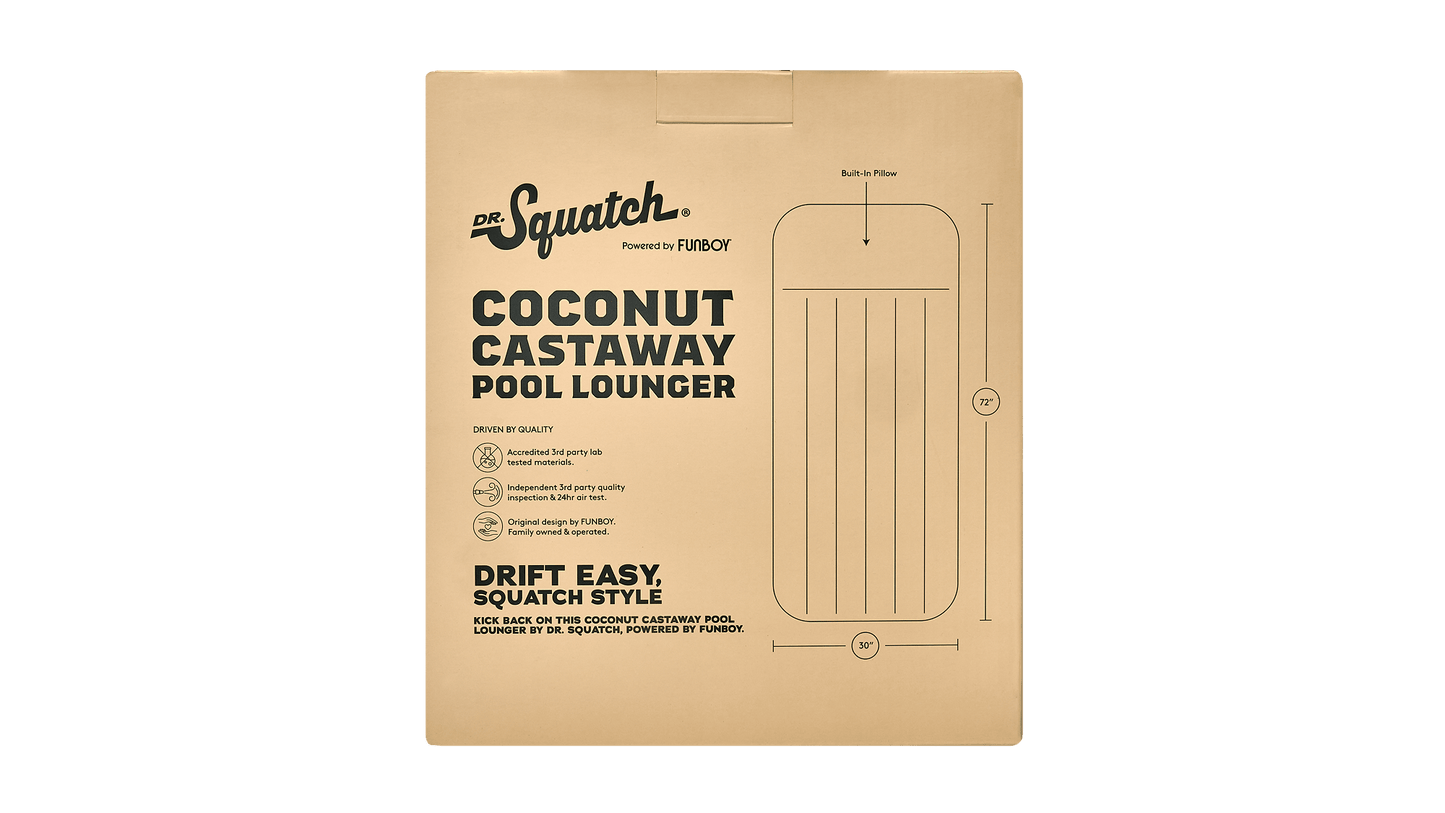 COCONUT CASTAWAY POOL LOUNGER - US 7989